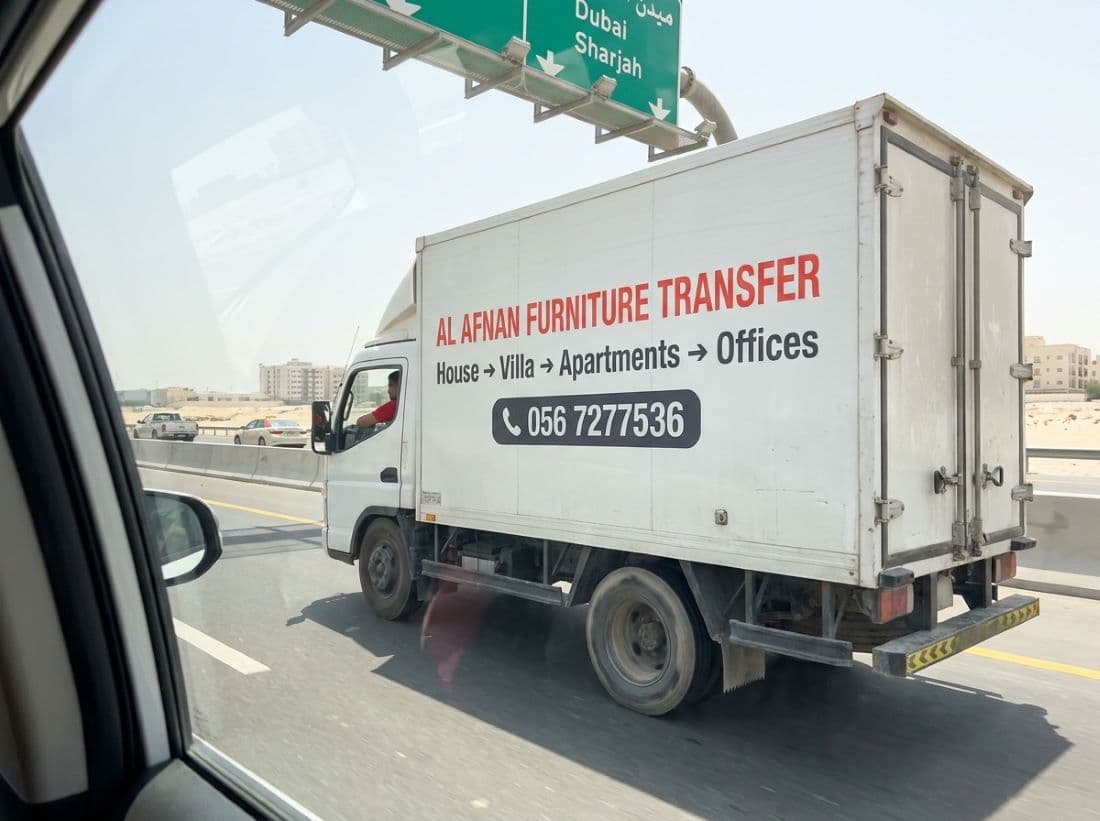 Moving between Ajman and other UAE Emirates — Al Afnan Furniture Transfer